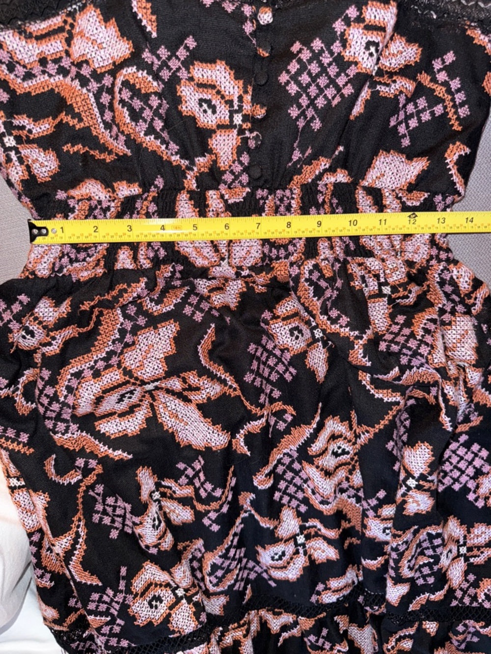 Anthropologie Embroidered Maxi Dress Size L - Picture 9 of 14